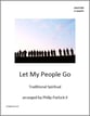 Let My People Go SATB choral sheet music cover